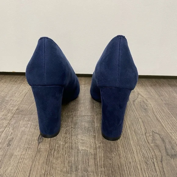 Idifu Blue Suede Heels, Women’s size 8.5 - Picture 5 of 6
